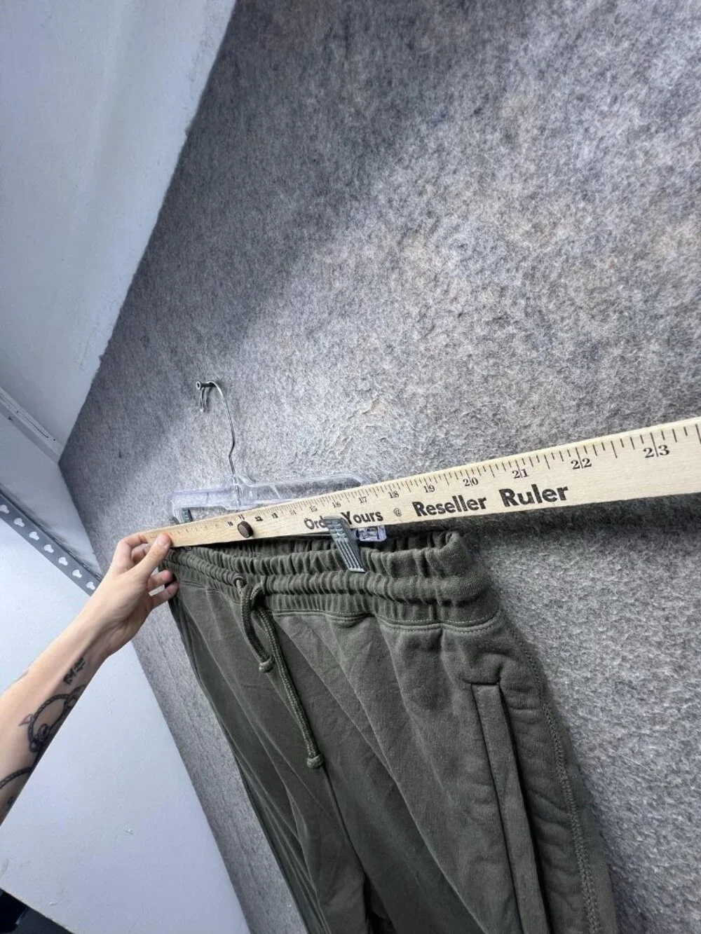The North Face Jogger Sweatpants Mens XL Green Fleece Elastic Waist Pockets